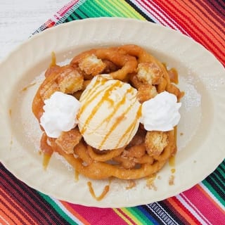 Churro Funnel Cake