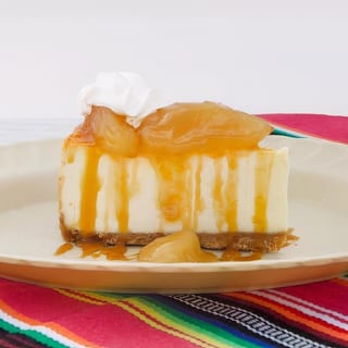 Apples N Caramel Cheesecake Slice
